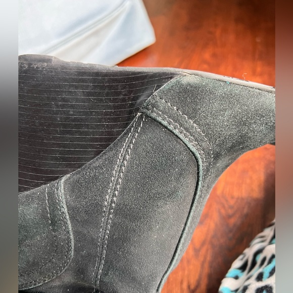 Tory Burch  Black Suede Booties - sz 7.5 - Picture 8 of 14